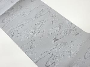 綴れ抽象霞模様織出し名古屋帯